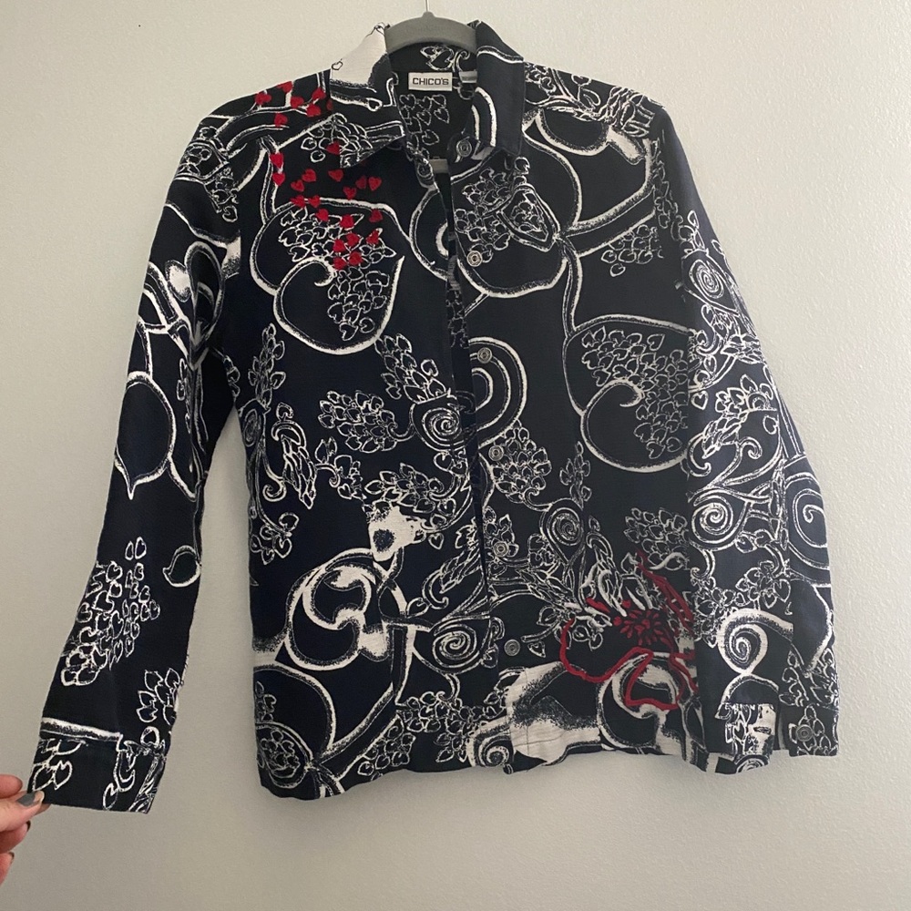 chico’s linen jacket